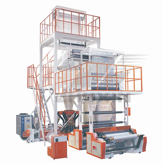  3SJ-G系列三層共擠旋轉(zhuǎn)機(jī)頭吹膜機(jī)組
